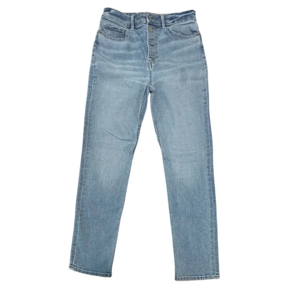 Gap | Girls Teen Sky High Rise Skinny Ankle Jeans in Medium Wash | Size 18 | NEW
